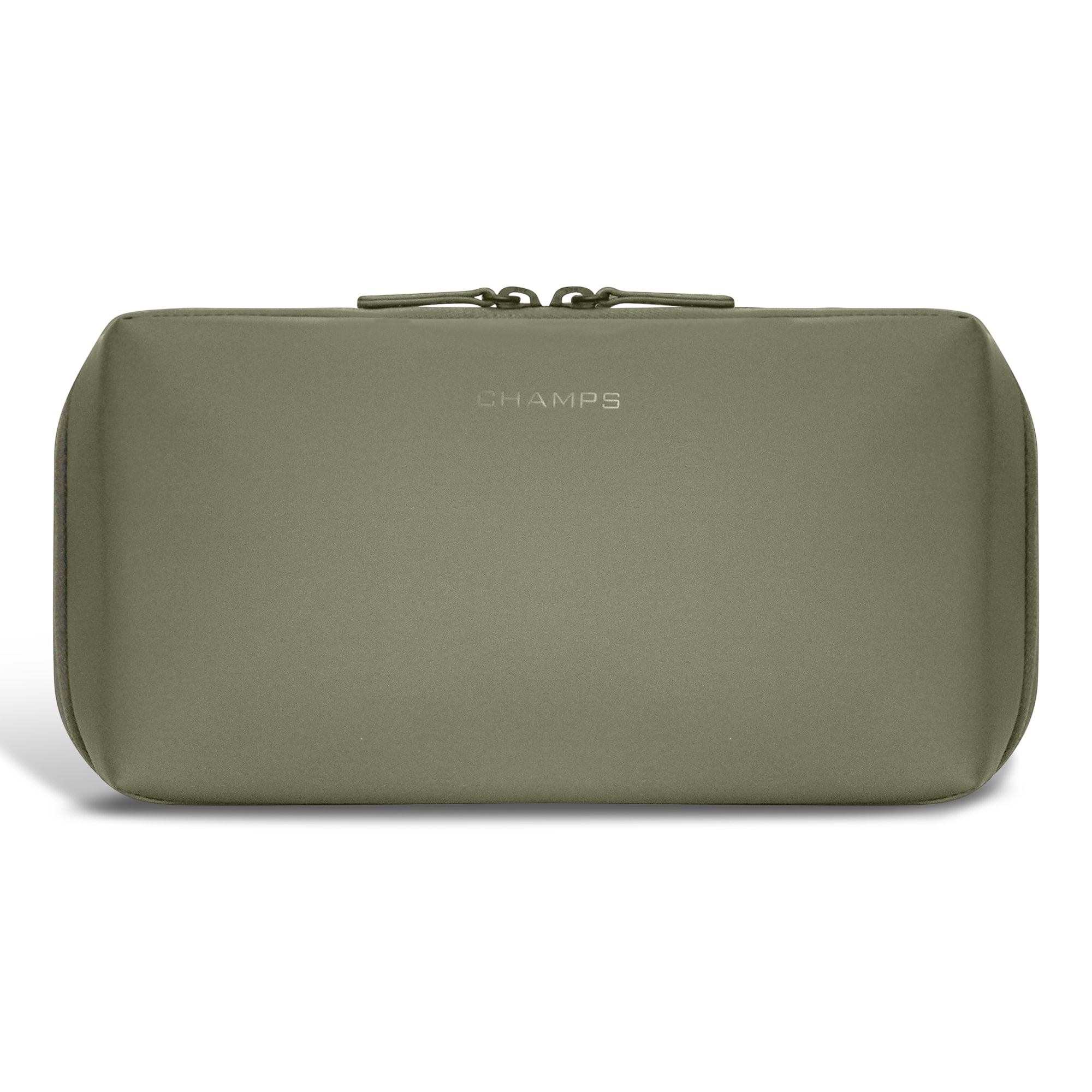 Front. Champs - Onyx Collection Toiletry Bag - Green.