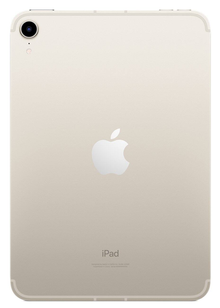 iPad  
Designed by Apple in California  
Model A2568  
Assembled in China  
Serial Number: R2568XXXX