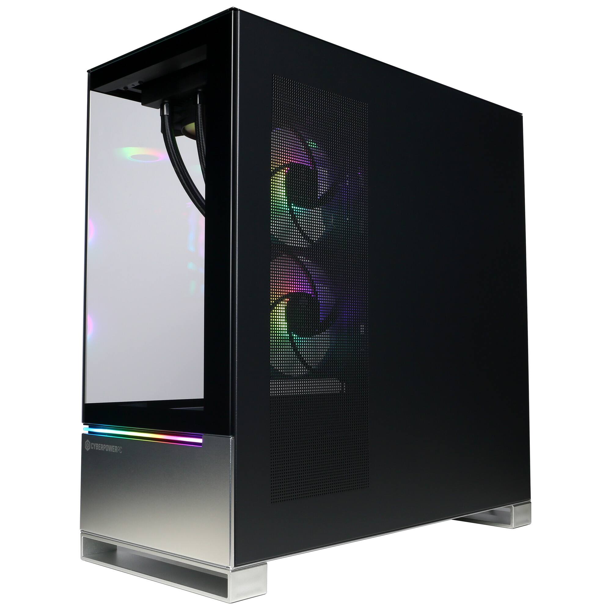 Alt View 14. CyberPowerPC - Gaming Desktop - AMD Ryzen 9 9950X3D - AMD Radeon RX 9070 XT 16GB - 64GB DDR5 - 4TB PCIe 4.0 SSD - Black.