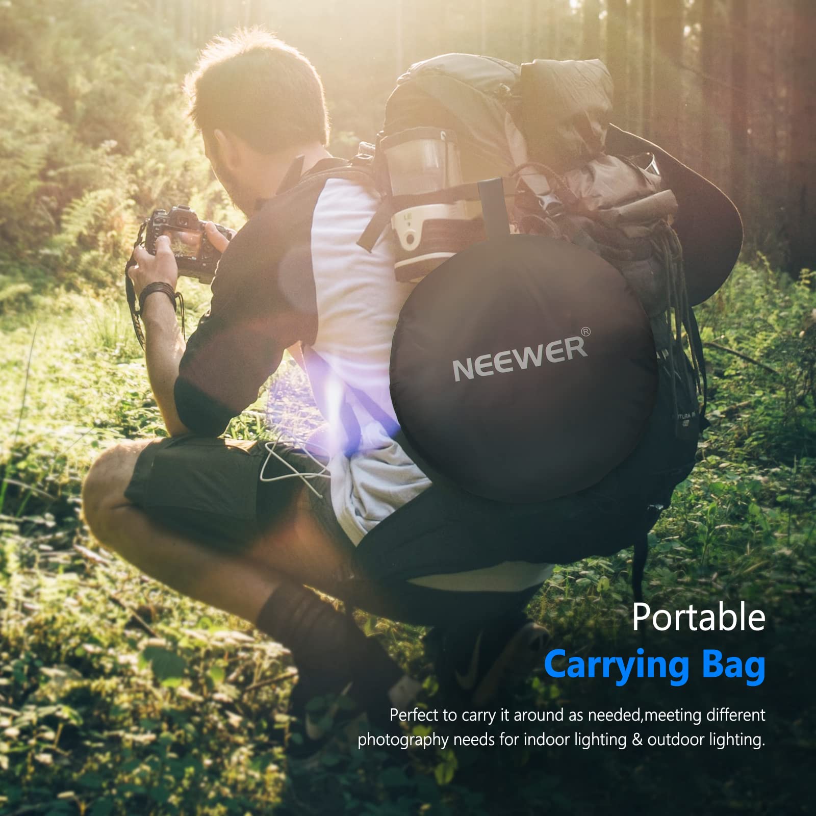 NEEWER Portable Carrying Bag

Perfect to carry it around as needed, meeting different photography needs for indoor lighting & outdoor lighting.