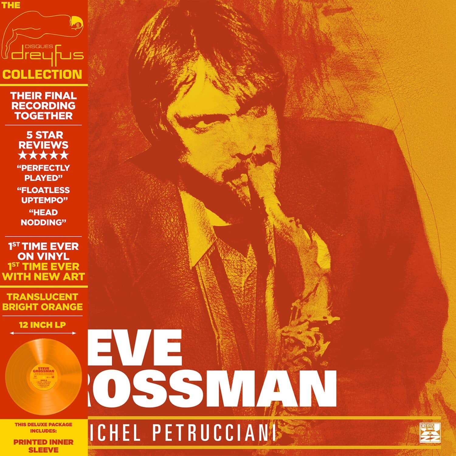Steve Grossman - With Michel Petrucciani - Orange   - VINYL LP price history on PriceWatchPro