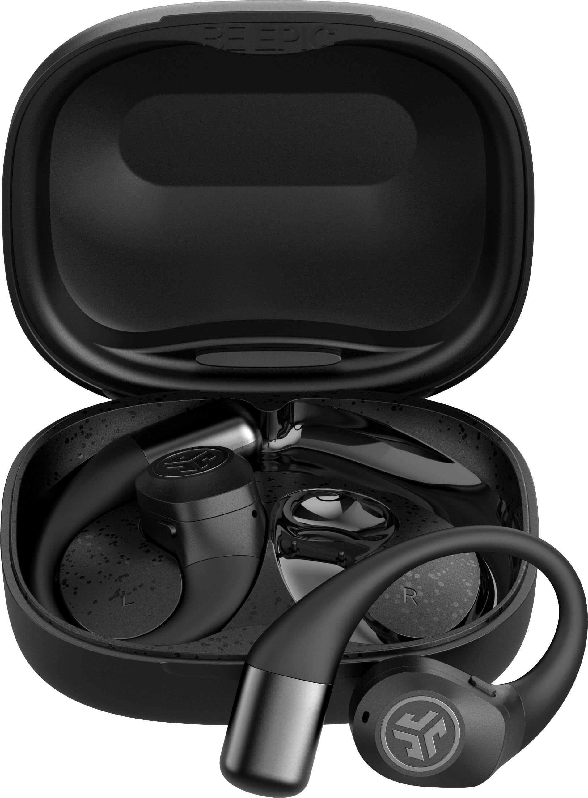 Angle. JLab - Epic Open Sport Air Conduction Wireless Earbuds - Black.