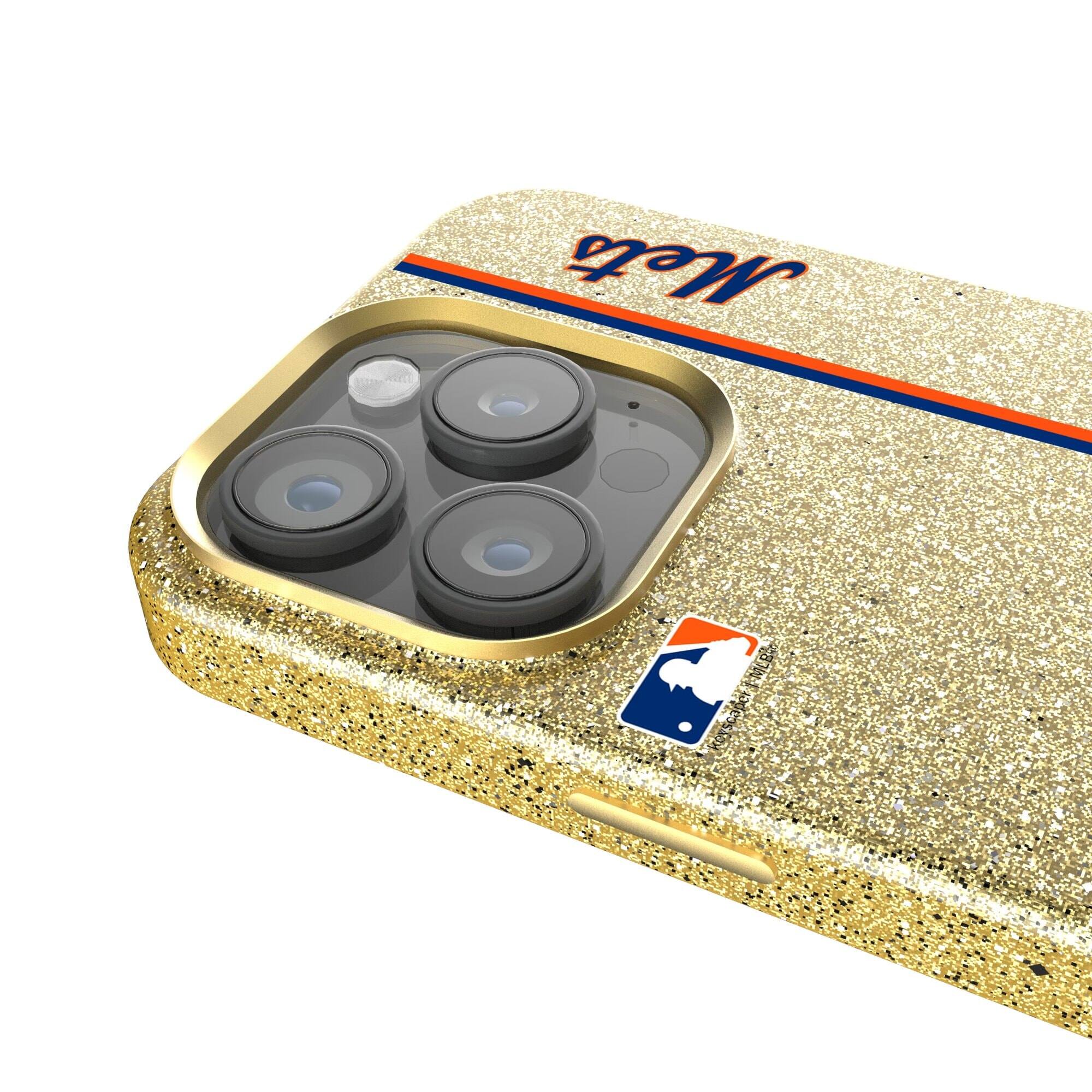 Alt View 3. Keyscaper - Gold iPhone Bling Case - 15 Plus - Gold.