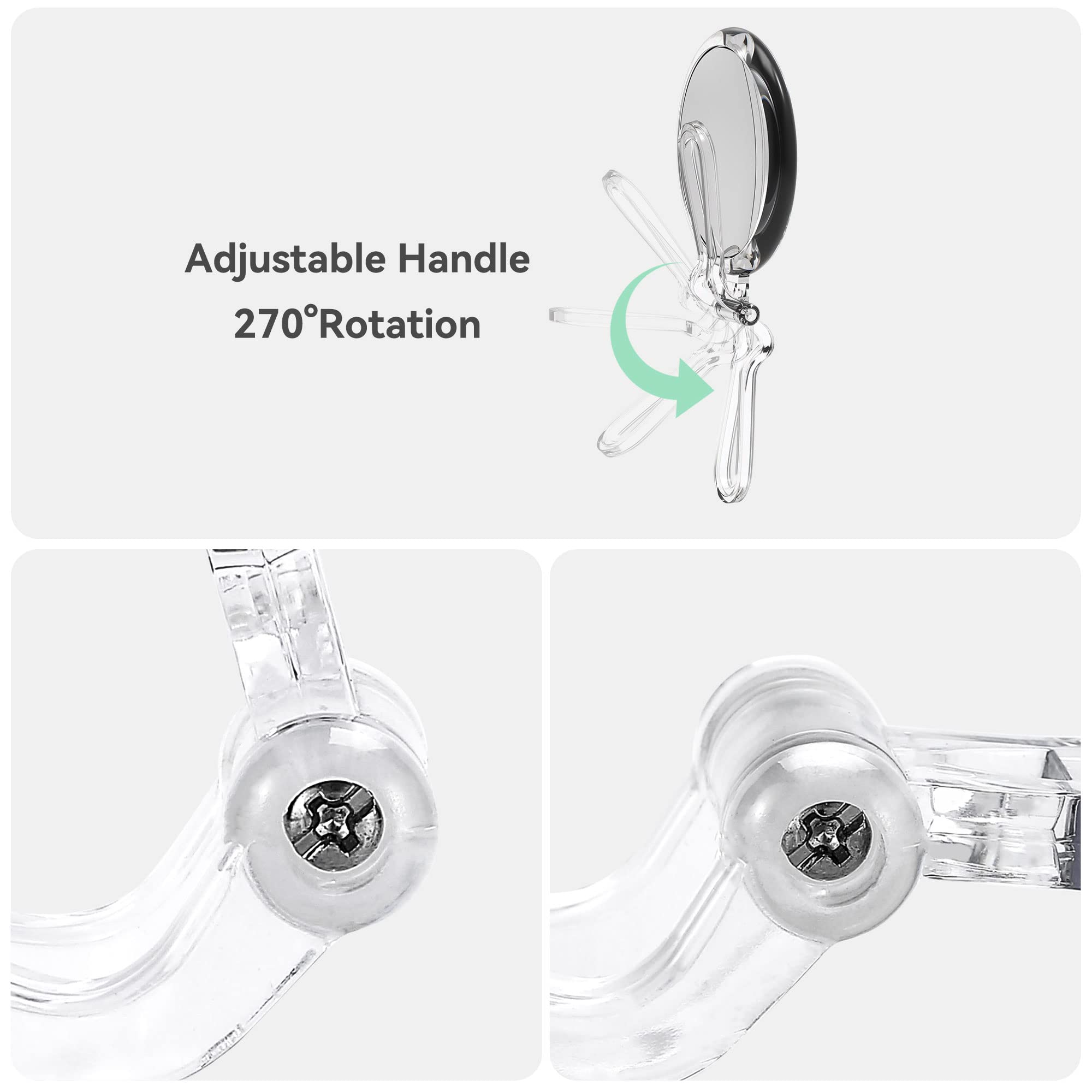 Adjustable Handle  
270° Rotation