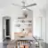 Back. Vaczon - 52" Modern Brushed Nickel LED Smart Ceiling Fan with Remote and APP Control - Nickel.