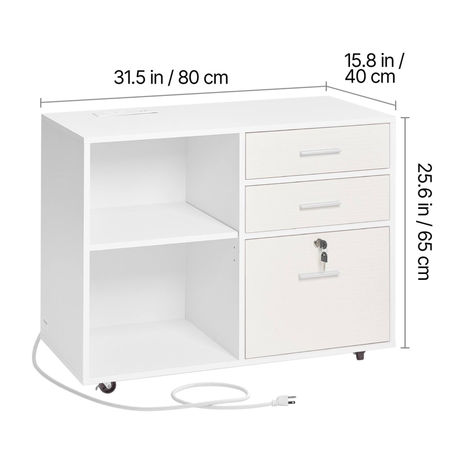 31.5 in / 80 cm  
15.8 in / 40 cm  
25.6 in / 65 cm