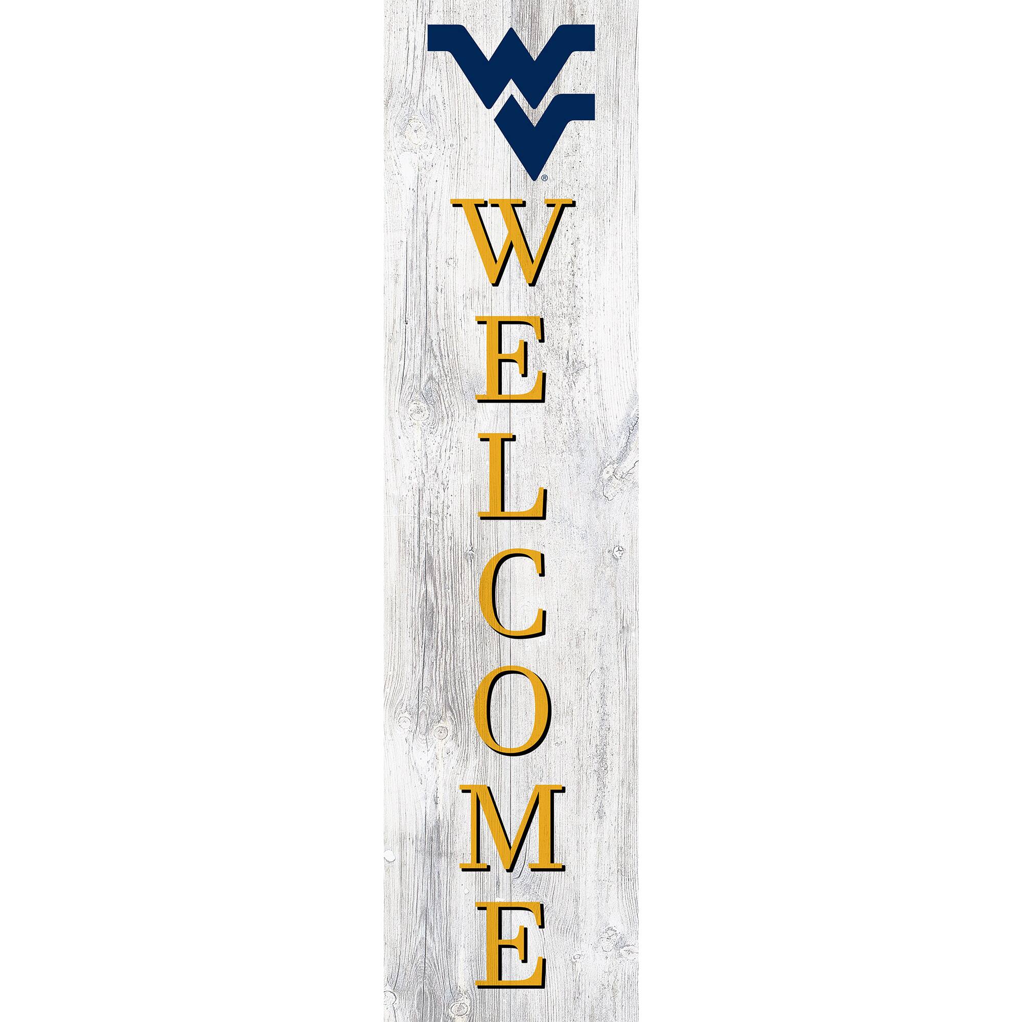 West Virginia Mountaineers 48'' Welcome Leaner