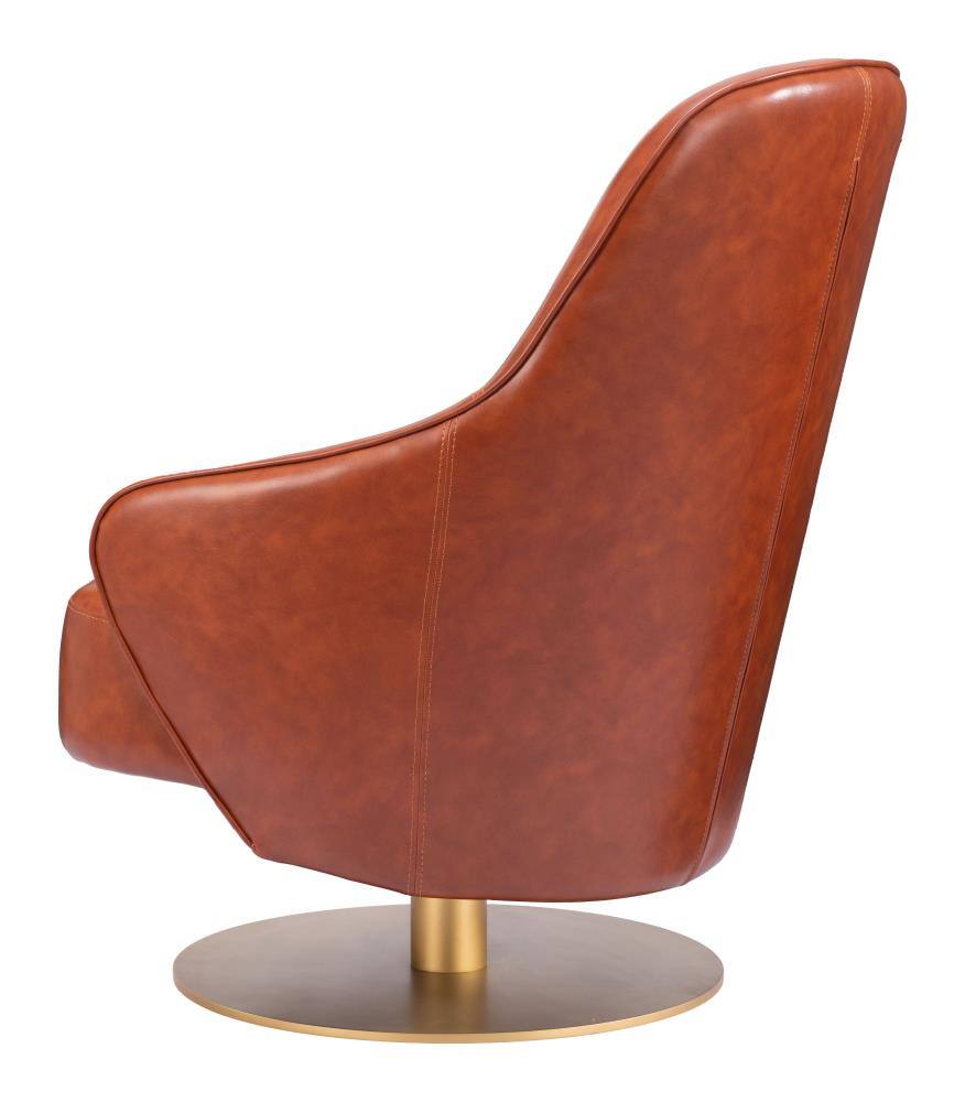 Alt View 1. Hivvago - Withby Accent Chair Brown - Brown.