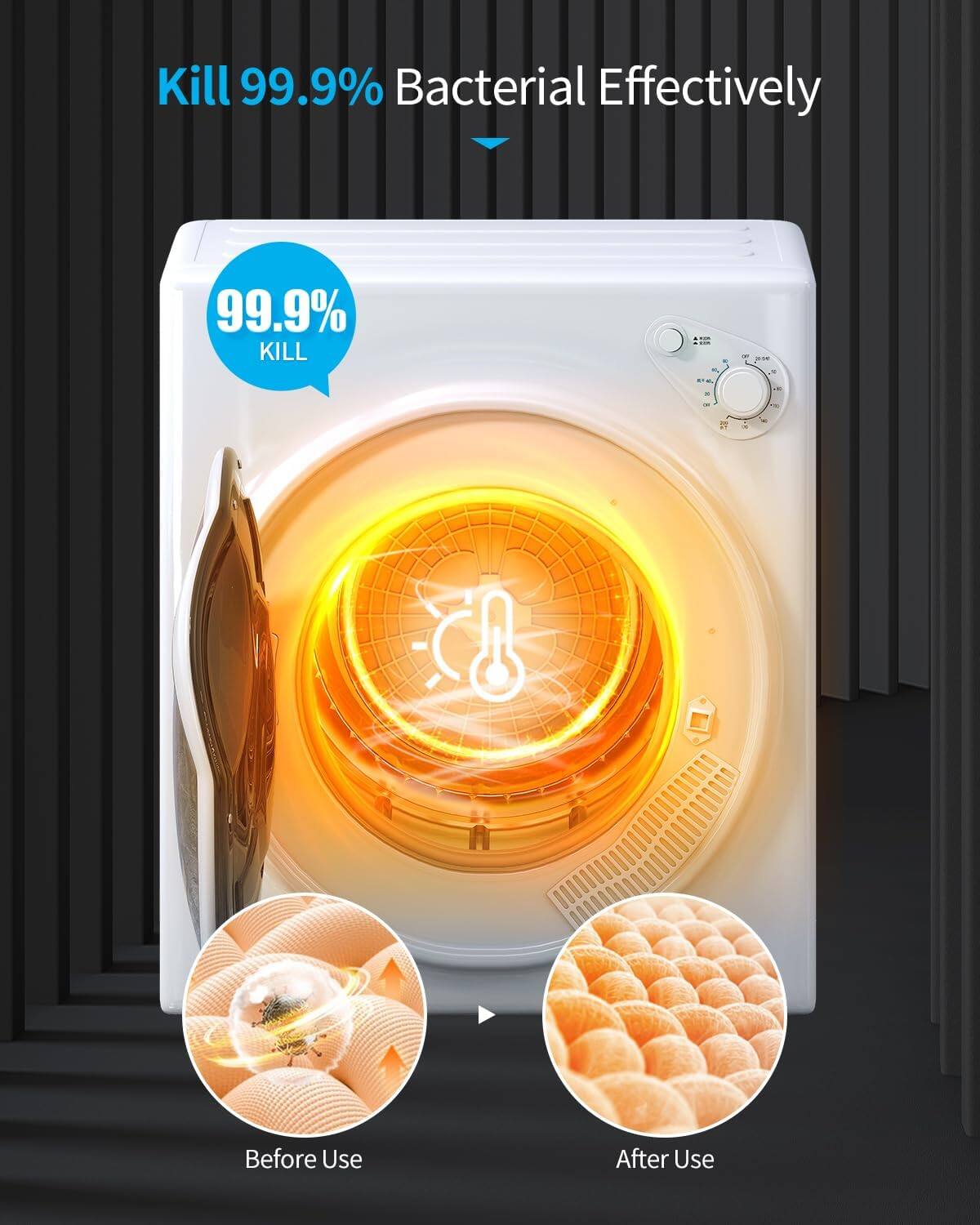 Kill 99.9% Bacterial Effectively

99.9% KILL

Before Use

After Use