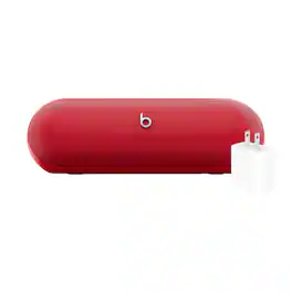 Beats - Pill Portable Wireless Bluetooth Speaker + Power Adapter - Statement Red