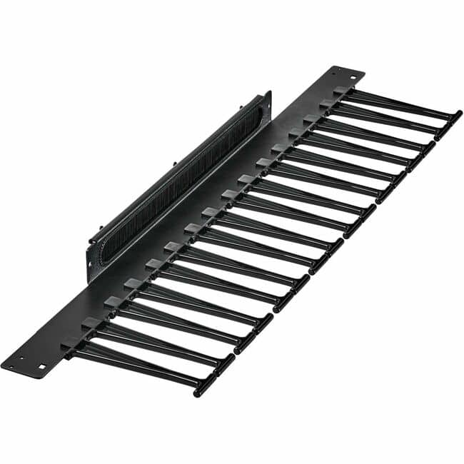 Tripp Lite - series SmartRack SRCABLEVRTL Cable Routing - Vertical Cable Manager - Cold Rolled Steel - 2 - Black