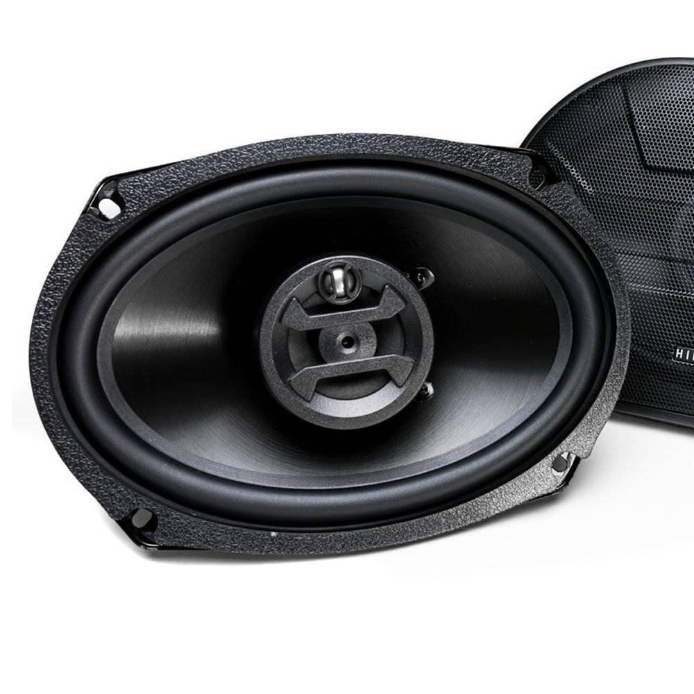Alt View 1. Hifonics - Hifonics Zeus 800 Watt 6 x 9 Inch 3 Way Car Audio Coaxial Speakers Pair ZS-693 - Black.