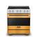 Front. Viking - 30 in. Wide 4 Elements 3-Series Induction Self-Clean Range - Daffodil.