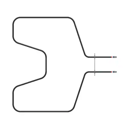 Front. Range Kleen - Range Kleen 7538 Bake Element GE, Hotpoint (2585 W, 240 V).
