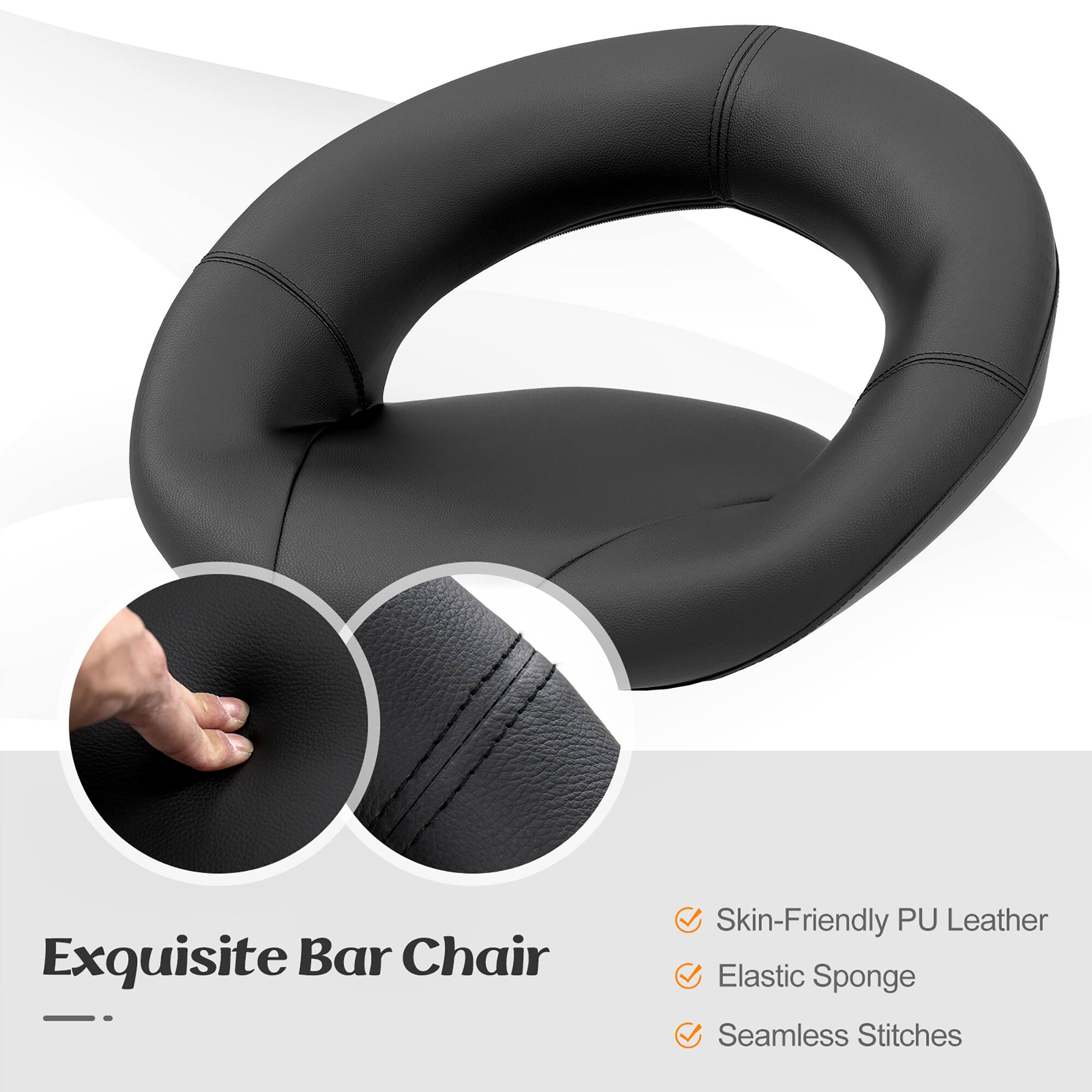 Exquisite Bar Chair
Skin-Friendly PU Leather
Elastic Sponge
Seamless Stitches