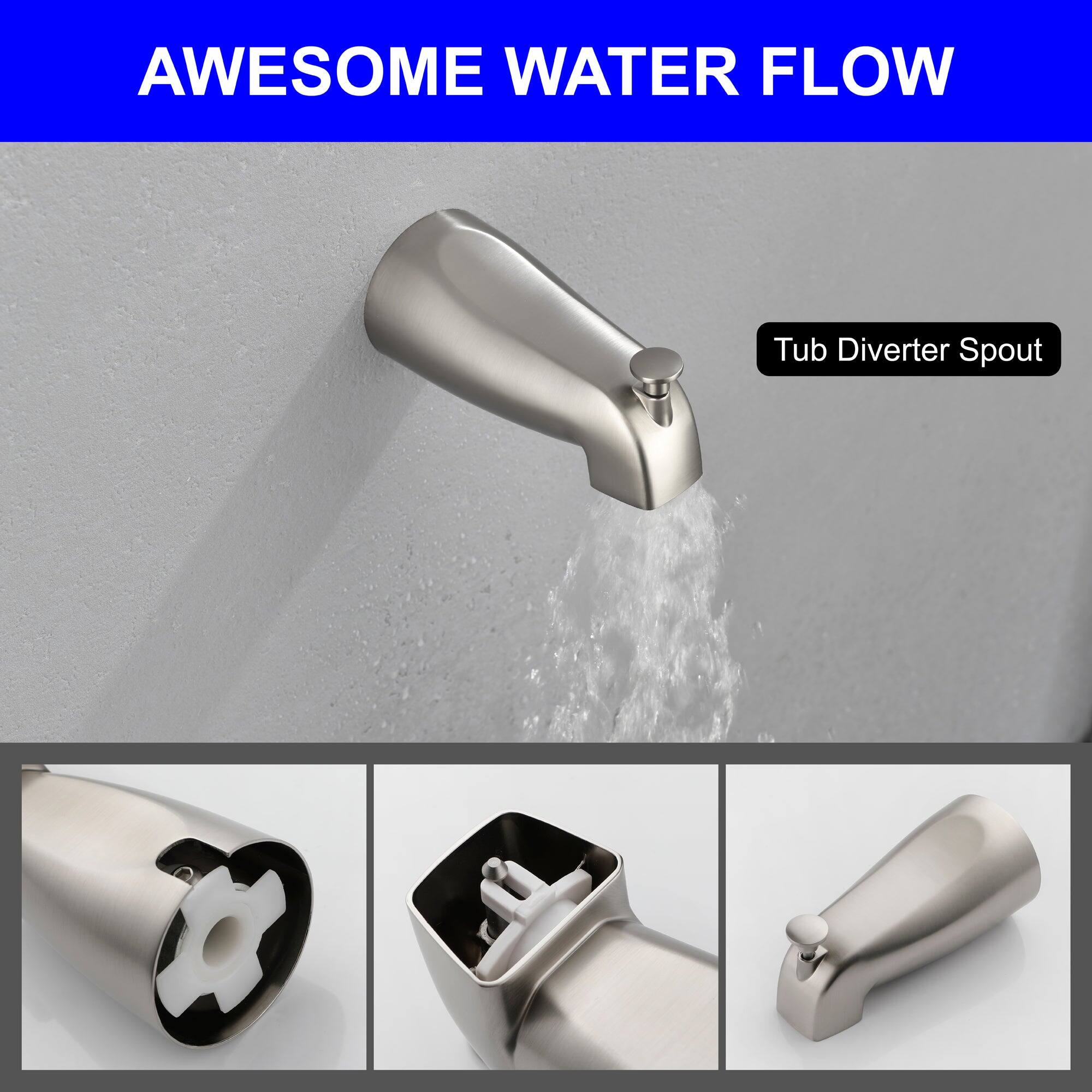 AWESOME WATER FLOW

Tub Diverter Spout