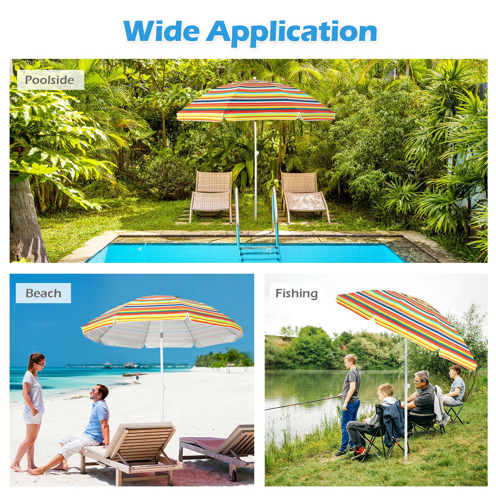 Wide Application Poolside Beach Fishing