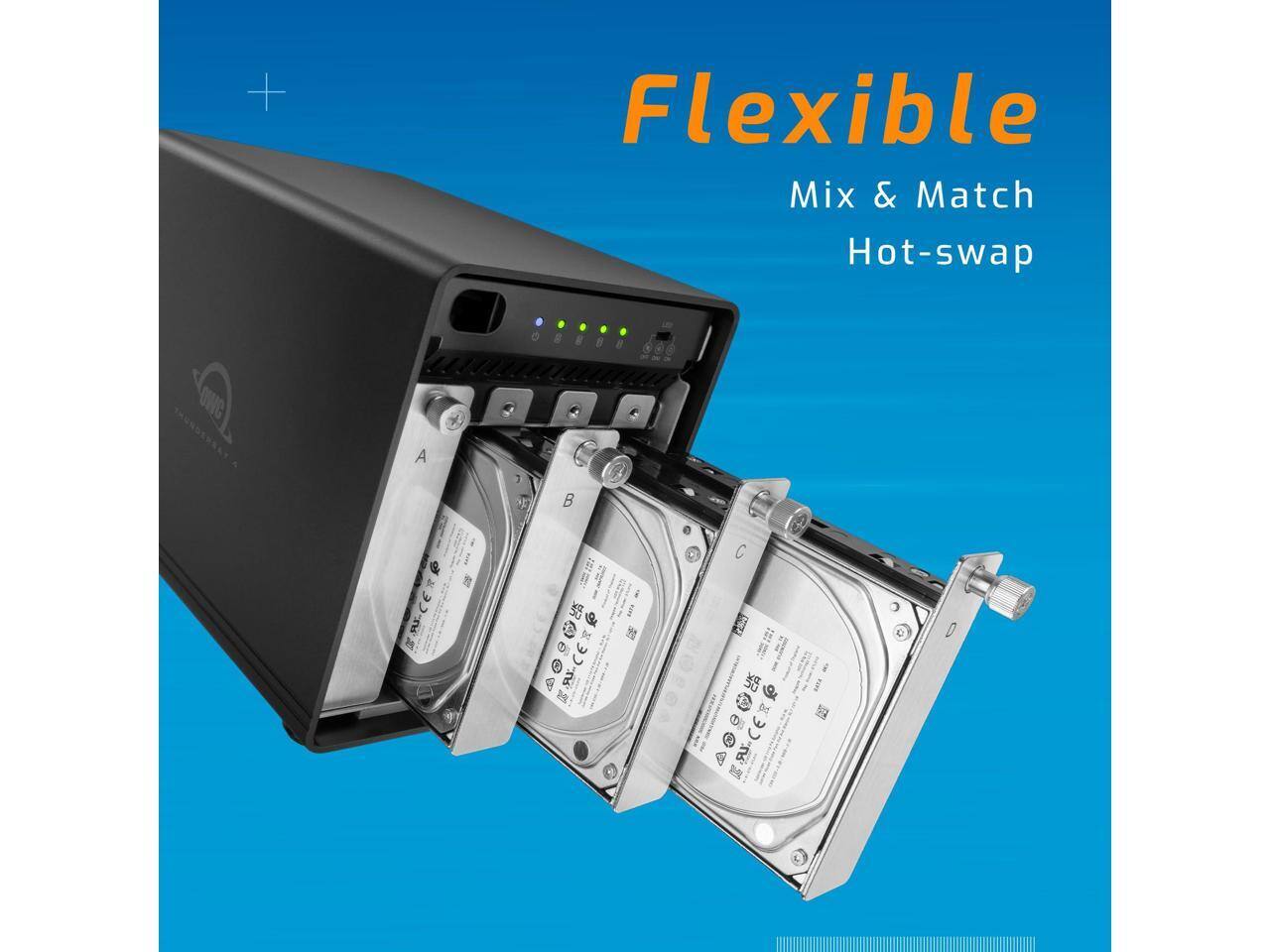 Flexible  
Mix & Match  
Hot-swap