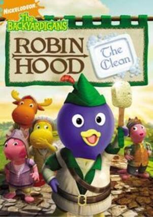 Front. The Backyardigans: Robin Hood the Clean - DVD.