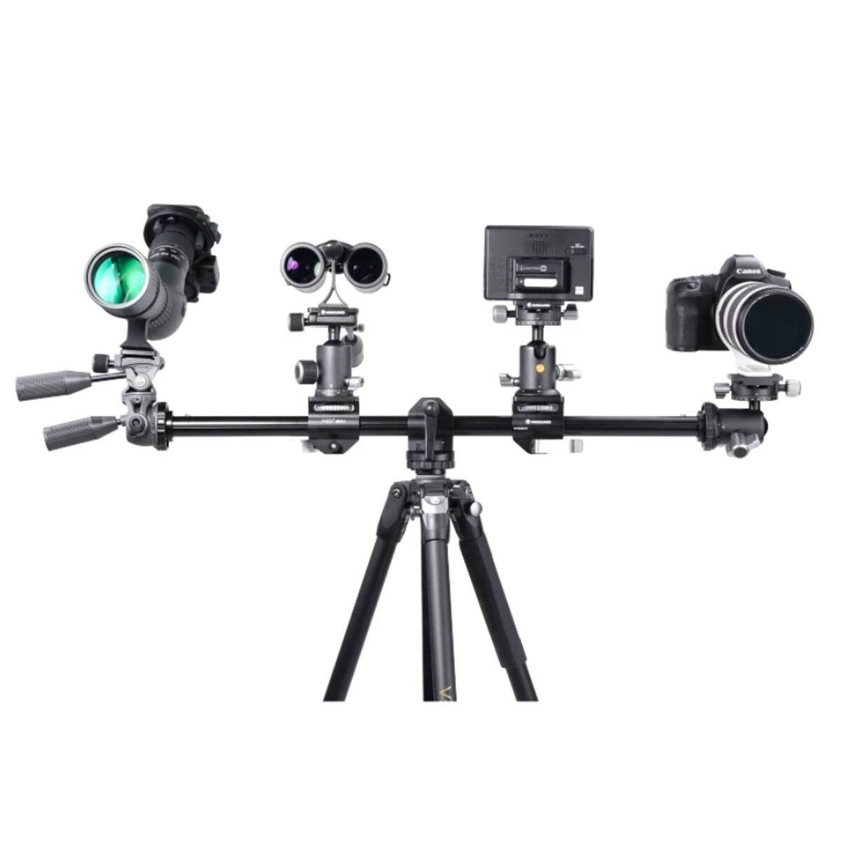 Alt View 1. Vanguard - Vanguard VEO MT-12 Multi-Mount & Horizontal Arm kit for 4 Cameras or Camera Accessories, Black.