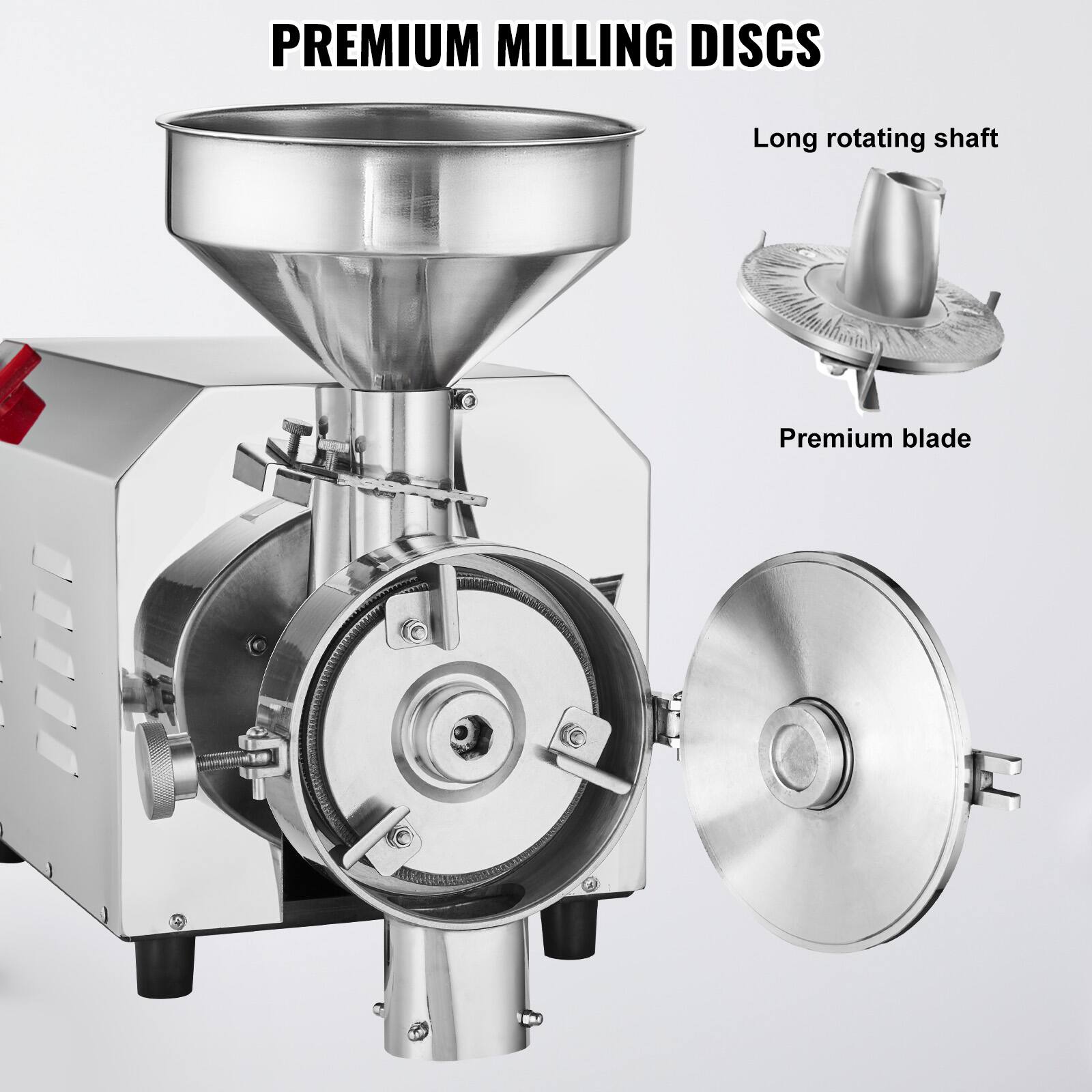 PREMIUM MILLING DISCS

- Long rotating shaft
- Premium blade