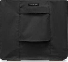 KHOMO GEAR - Square Table Cover - Waterproof, Heavy-Duty Outdoor Furniture Cover Fits Patio Coffee - 21x17x21 - Black