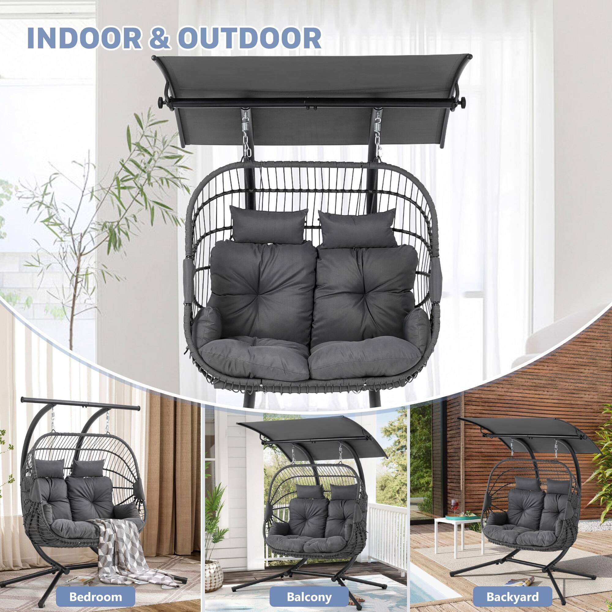 INDOOR & OUTDOOR

Bedroom
Balcony
Backyard