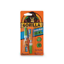 Amber Sporting Goods - Gorilla Super Glue Gel, Two 3 Gram Tubes, Clear, (Pack of 10)
