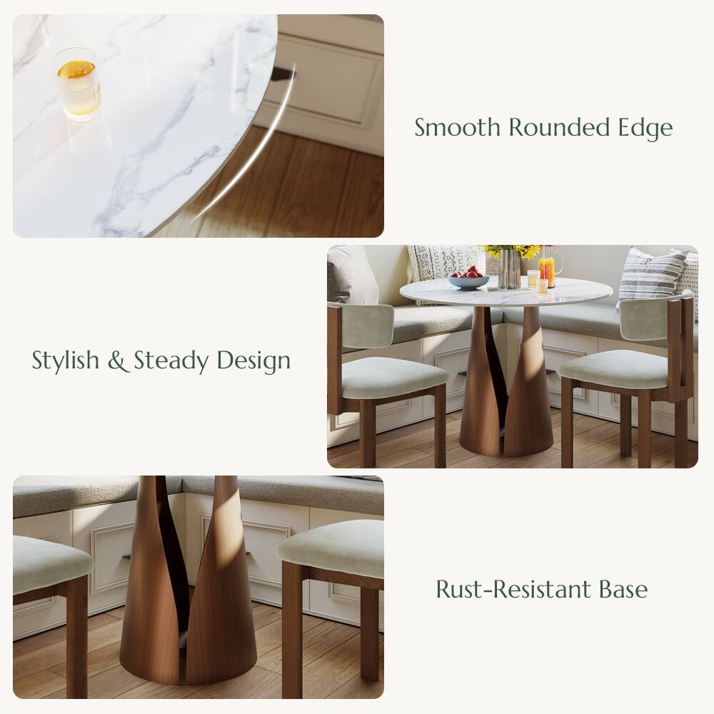 Smooth Rounded Edge  
Stylish & Steady Design  
Rust-Resistant Base