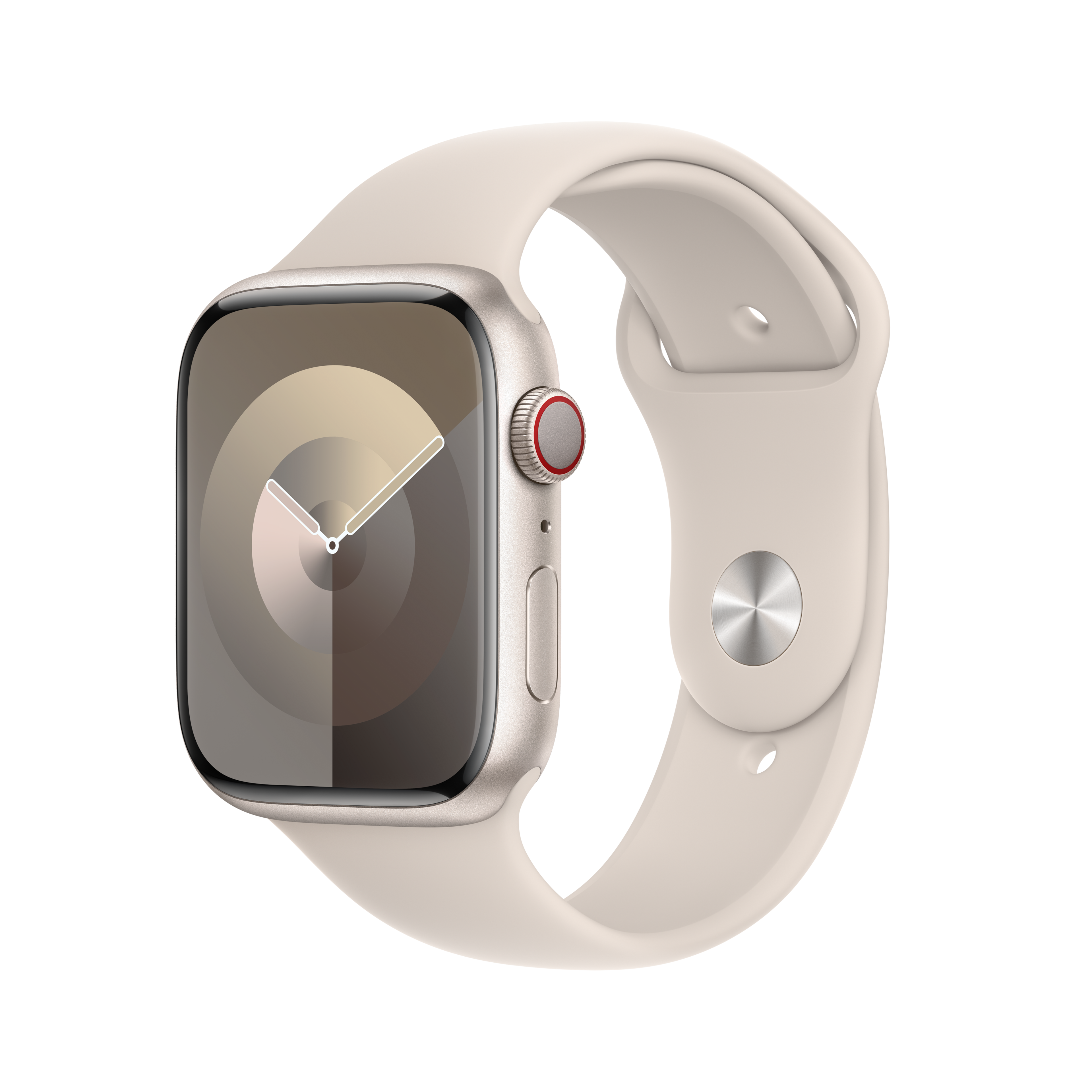 Alt View 11. Apple - 45mm Starlight Sport Band - M/L - Starlight.