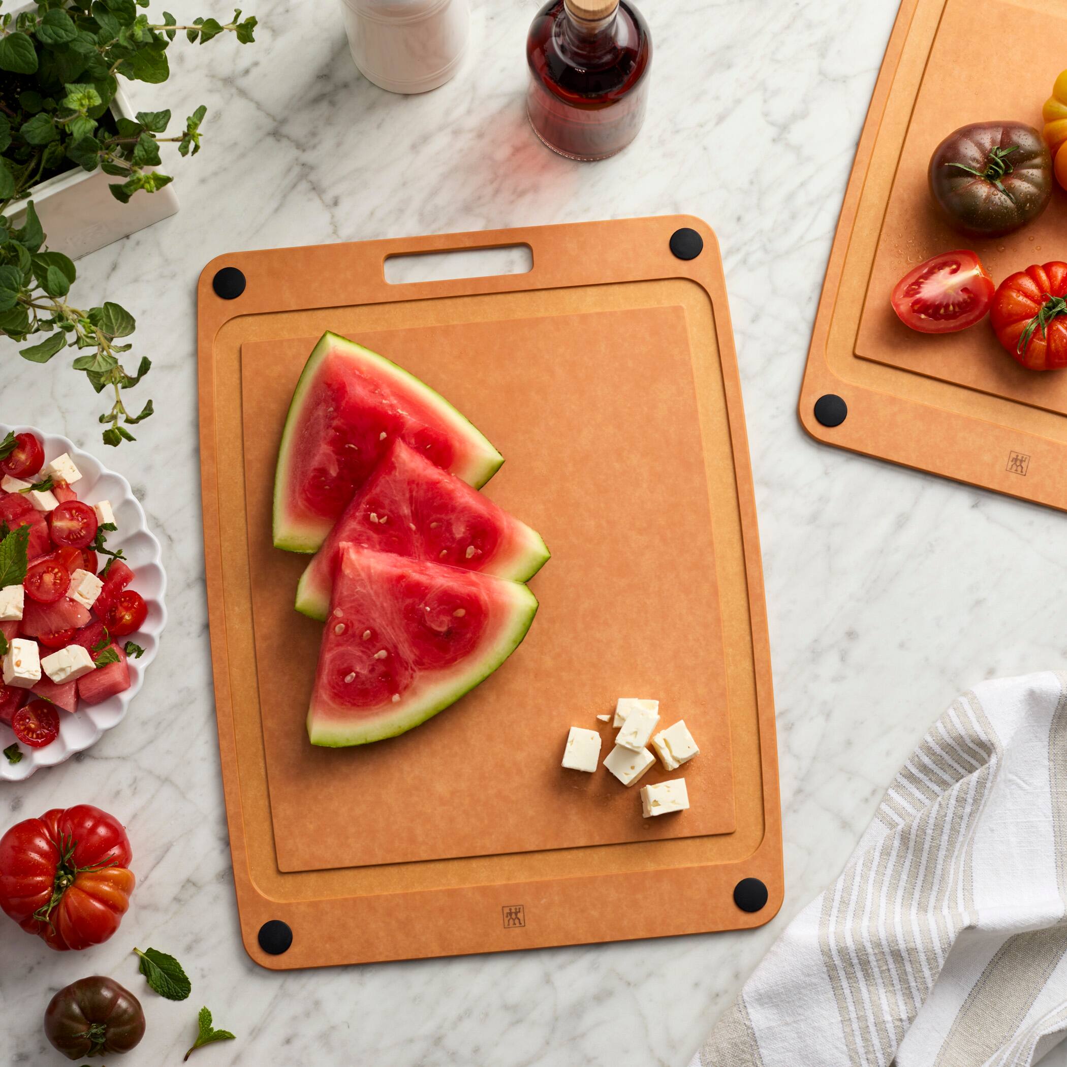 Alt View 5. ZWILLING - ZWILLING Plant Fiber 17-in x 13-in Non-Slip Cutting Board - Natural - Natural.