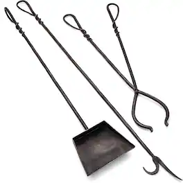 Kings County Tools - 3PC Fireplace Tool Set