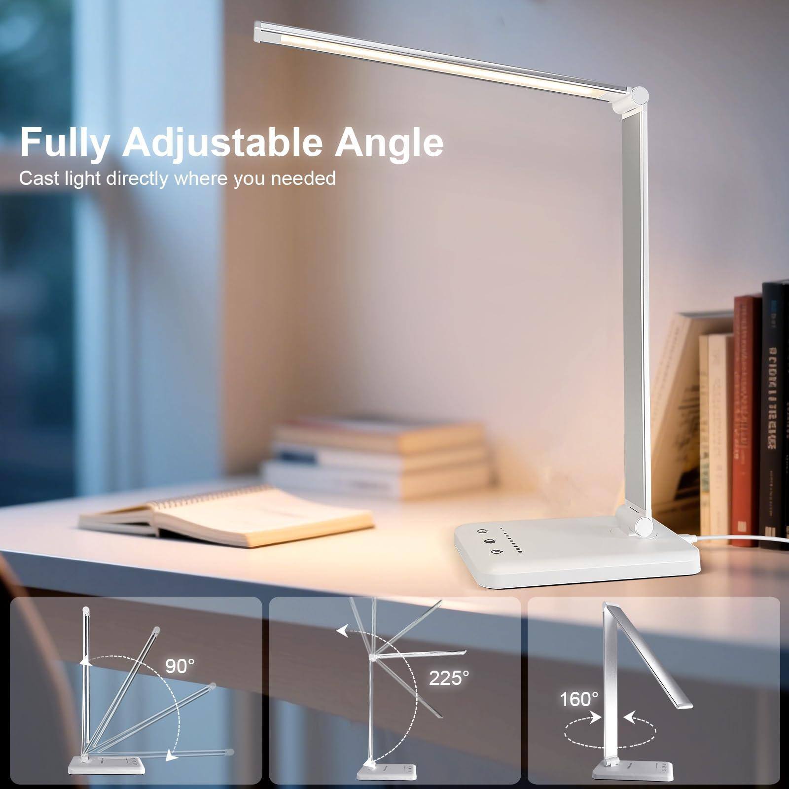 Fully Adjustable Angle  
Cast light directly where you needed  

90°  
225°  
160°