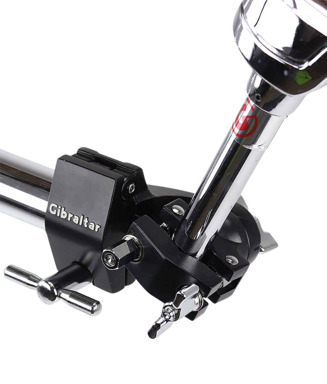 Alt View 3. Gibraltar Hardware - Road Series 1.5" Black End Mount Drum Rack Multi Clamp, Secure End-Bar Clamp for Mounting Drum, Cymbal & Accessory Arms.
