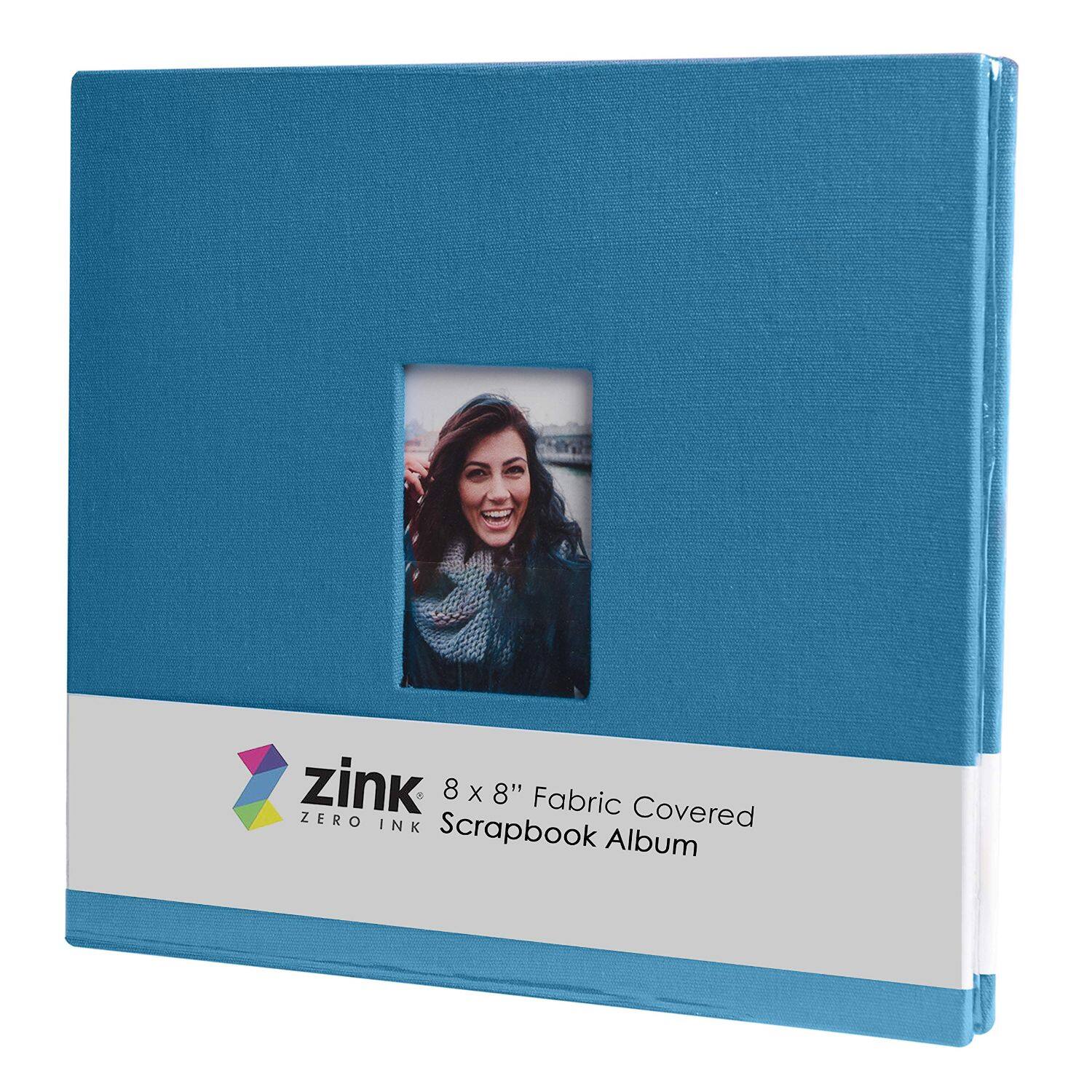 zink 8 x 8" Fabric Covered ZERO INK Scrapbook Album