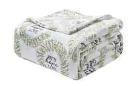 Noble House - Extra Heavy and Plush Oversized Throw Blanket - 50" x 70" - Faith Hope Love