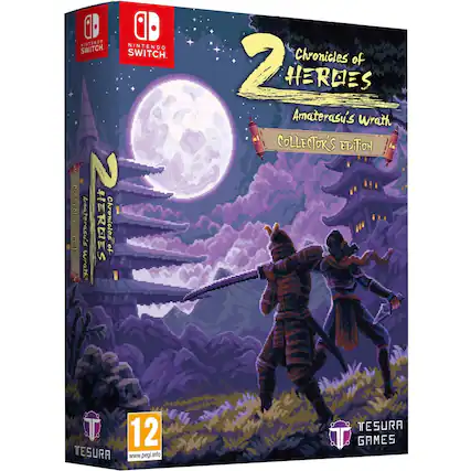NINTENDO SWITCH
2 Chronicles of HEROES
Amaterasu's Wrath
COLLECTOR'S EDITION
12
www.pegi.info
TESURA GAMES - T (Teen 13+)