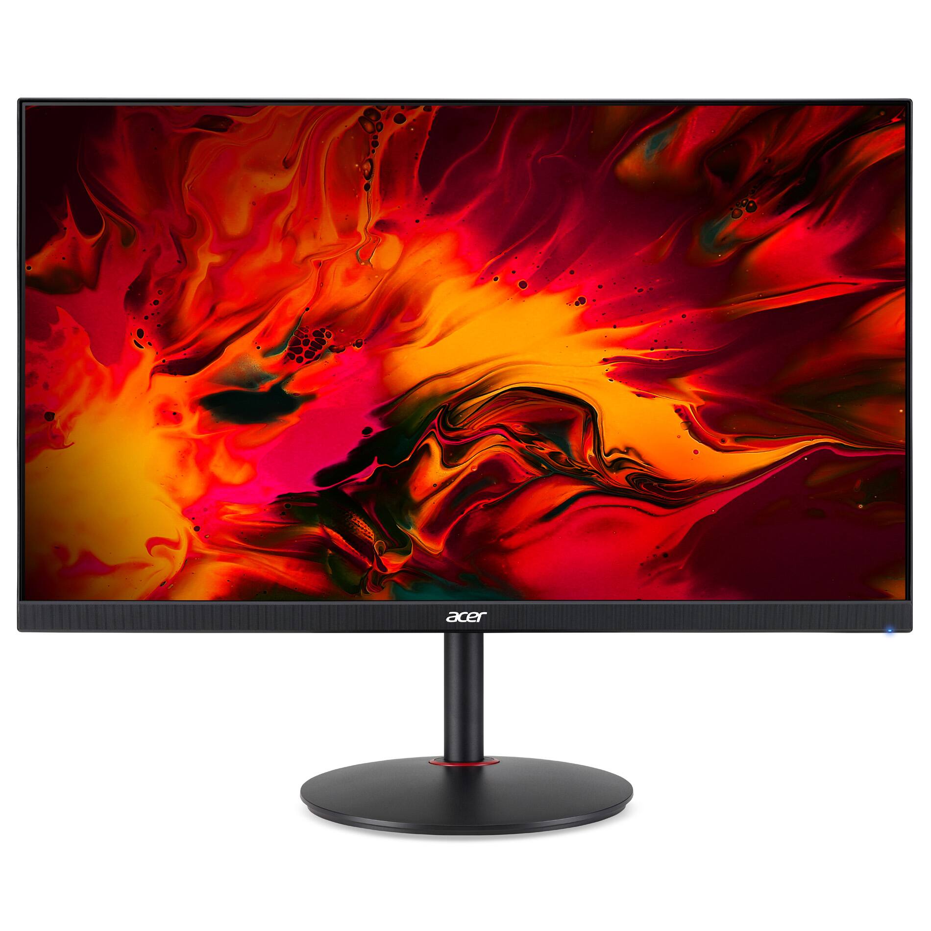 Front. Acer - Acer Nitro XV252Q LV - 24.5" Monitor FullHD 1920x1080 IPS 165Hz 1ms HDMI 400Nit - Refurbished - Black.