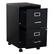 Alt View 14. OSP Home Furnishings - 2 Drawer Mobile Locking Metal File Cabinet - Black.
