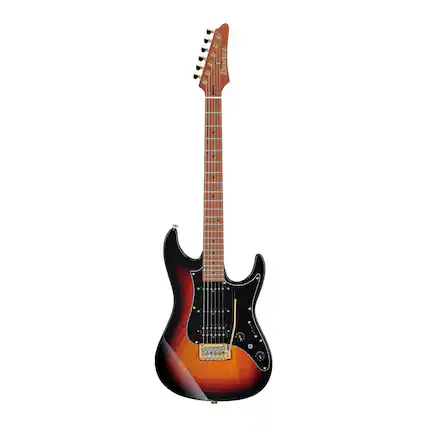 Front. Ibanez - Ibanez AZ2204AGTFB AZ Prestige 6str Electric Guitar w/Case - Tri Fade Burst Flat.