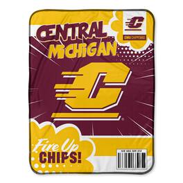 Chad & Jake - Central Michigan Chippewas 30" x 40" Comic Theme Baby Blanket - Multicolor