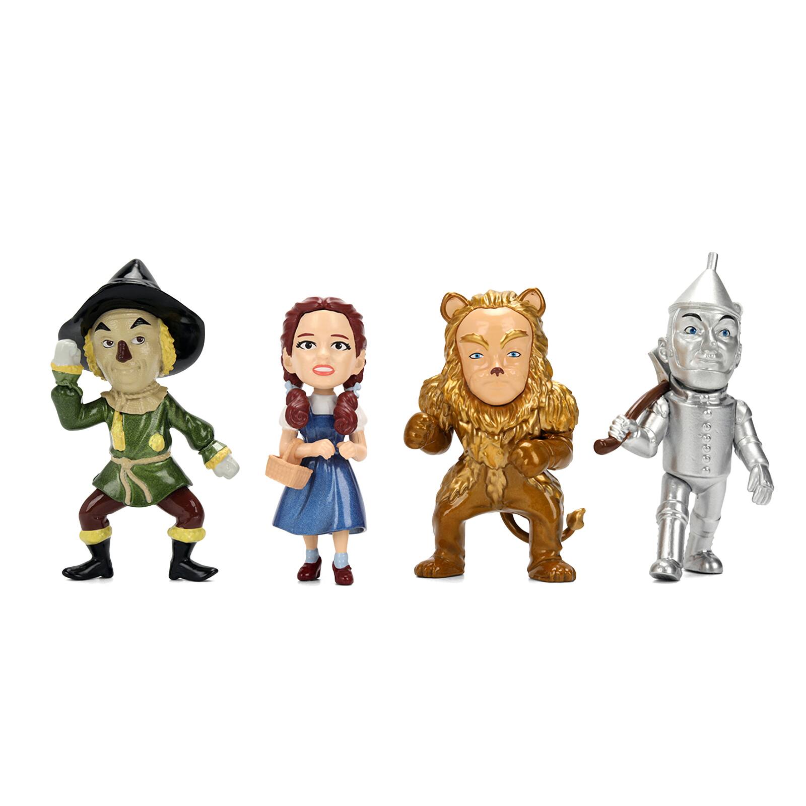 Alt View 1. Jada - Set of 4 Diecast Figures "The Wizard of Oz" (1939) Movie "Metalfigs" Series Diecast Models by Jada.