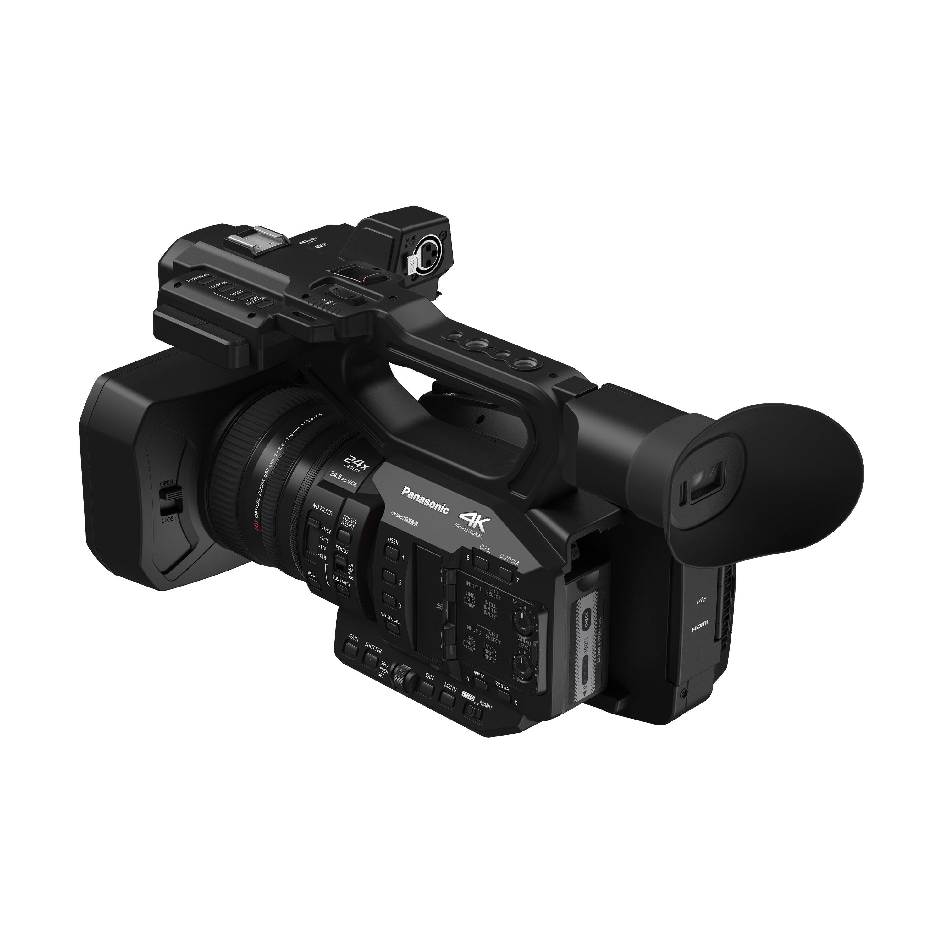Alt View 12. Panasonic - Panasonic 4K 60p Professional Camcorder - HC-X20 - Black.
