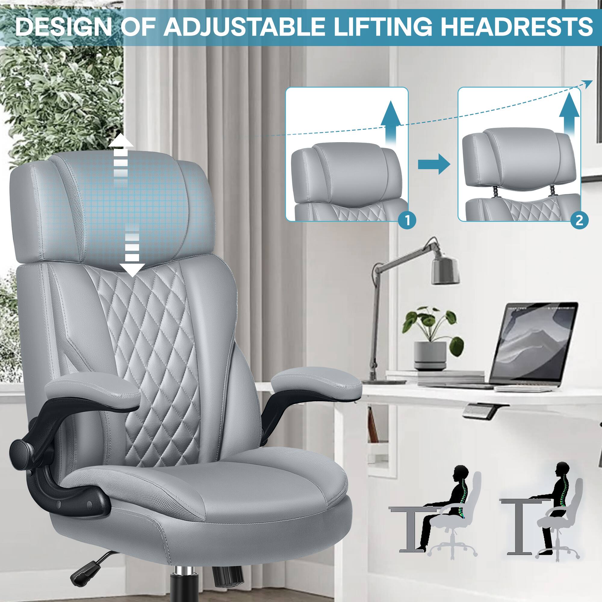 DESIGN OF ADJUSTABLE LIFTING HEADRESTS

1

2