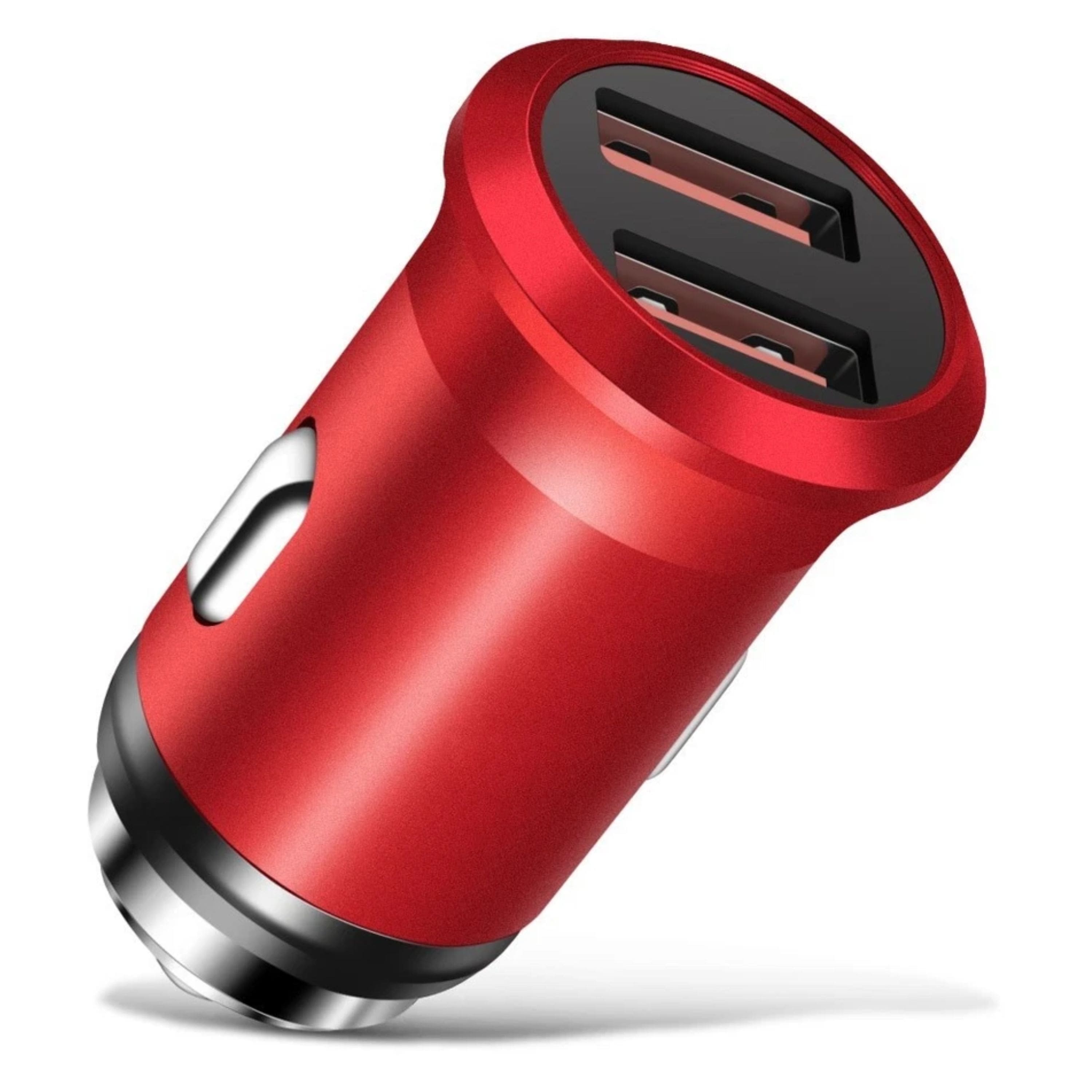 Kitcheniva - USB Car Charger Adapter For Samsung Galaxy S8 S9 S10 S20 & Ultra Note 20 & 10 Red - Red