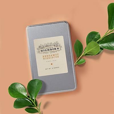 HIGHBORN  
BERGAMOT  
HIBISCUS  
HAND-POURED  
NET WT. 4 OUNCES