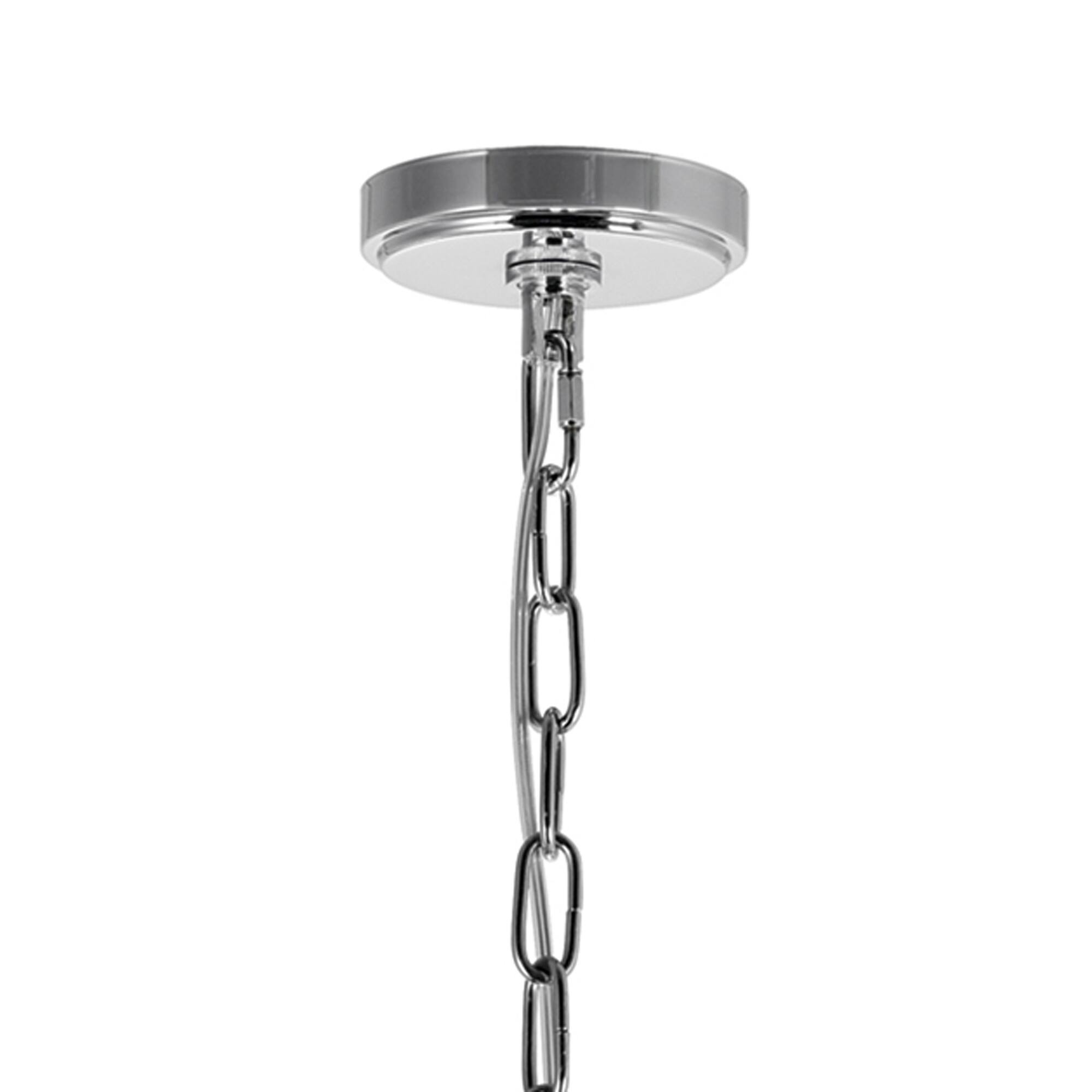 Alt View 1. CWI Lighting - Ivy 6 Light Chandelier With Chrome Finish - Chrome.