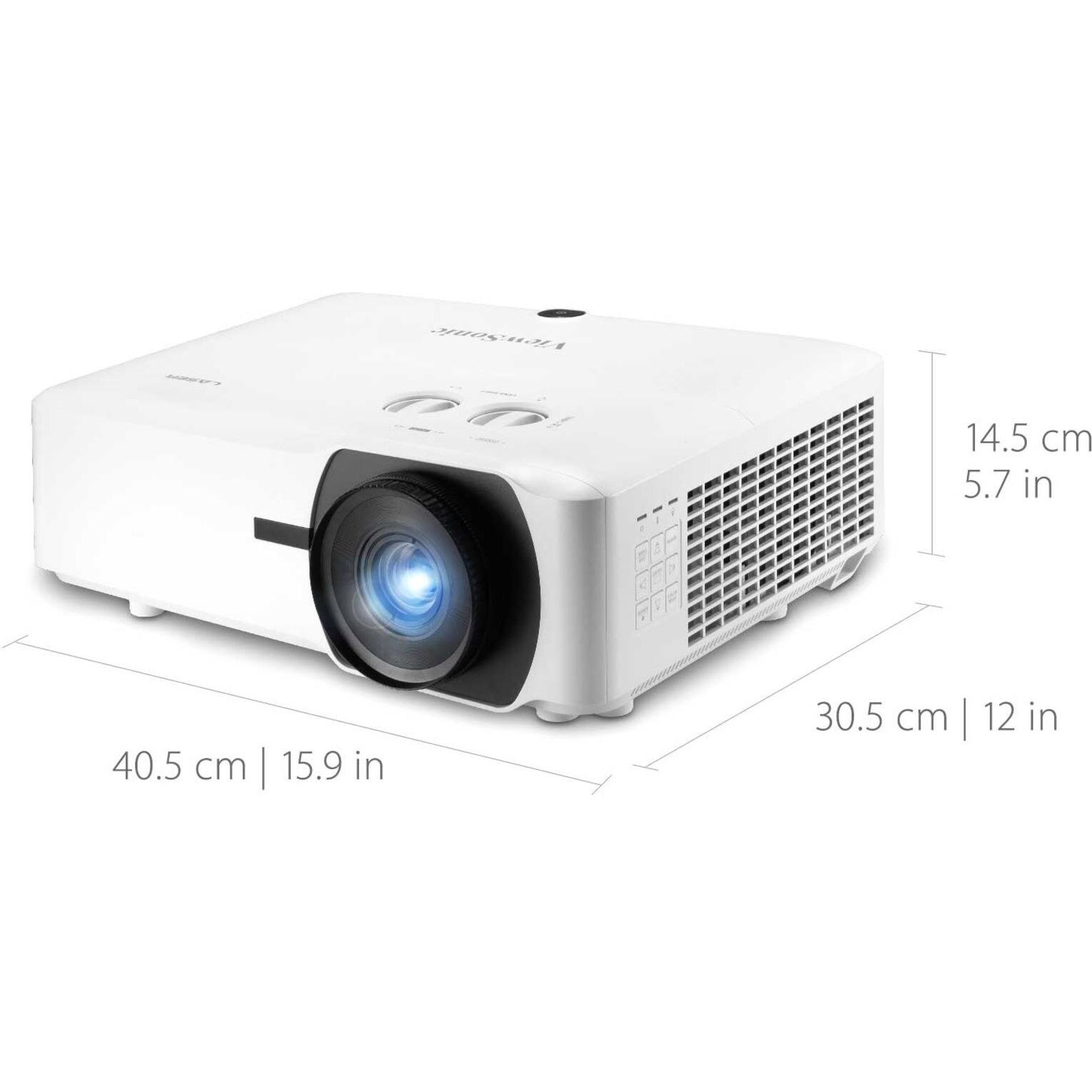 Alt View 24. ViewSonic - LS920WU 1920 x 1200 DLP Projector - White.