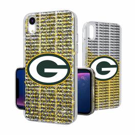 Keyscaper - NFL - Green Bay Packers iPhone Text Backdrop Design Glitter Case - 15 - Multicolor