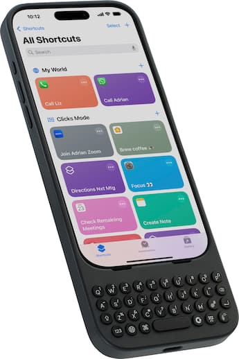 Clicks Keyboard for Apple iPhone 16 Onyx - Best Buy Clicks Keyboard for Apple iPhone 16 Onyx - Best Buy